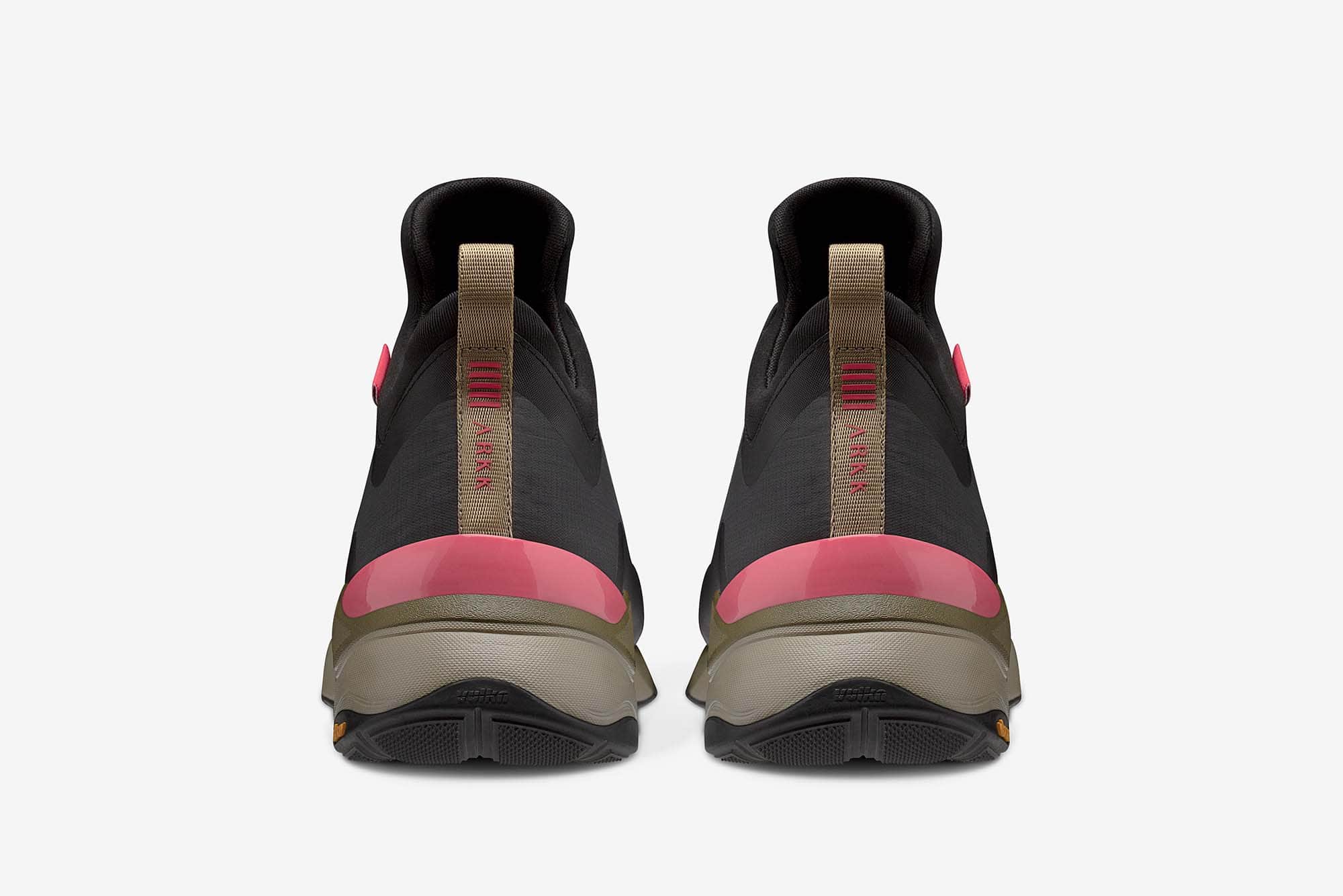 ARKK Collection Stormrydr Nylon HL VULKN Vibram | Black Rich Coral | Men Stormrydr